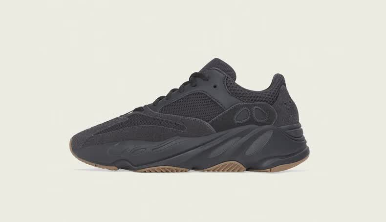 阿迪达斯adidasyeezyboost700黑武士黑生胶老爹鞋跑鞋fv530444