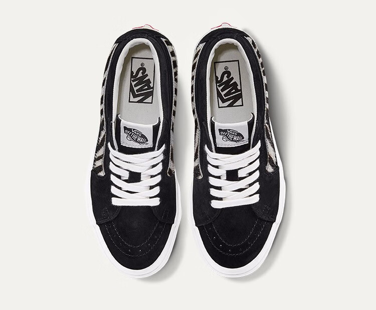 vans范斯 经典系列 sk8-mid板鞋运动鞋 中帮男女新款官方 黑色 40.