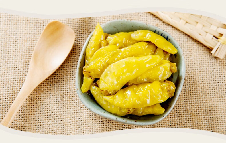 湘汝小米辣椒泡椒168g5湖南朝天椒酸辣椒餐饮自制泡椒凤爪零食【图片