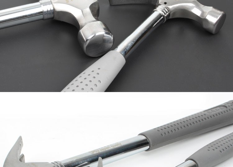 釰日本福冈工具羊角锤子钳工锤圆头锤榔头敲击工具起钉羊角锤500gfo