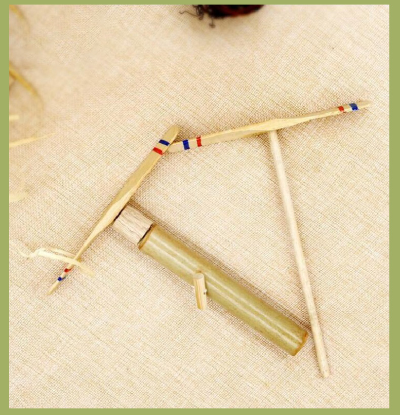 竹子木质竹蜻蜓玩具飞天仙子手搓拉线竹蜻蜓 怀旧儿童玩具 三个手搓