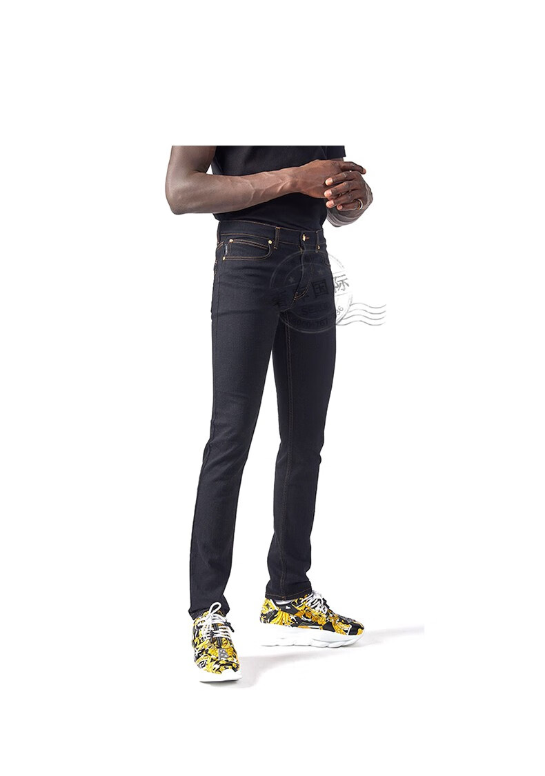 versace范思哲裤子男休闲牛仔长裤a832898580a813黑色29