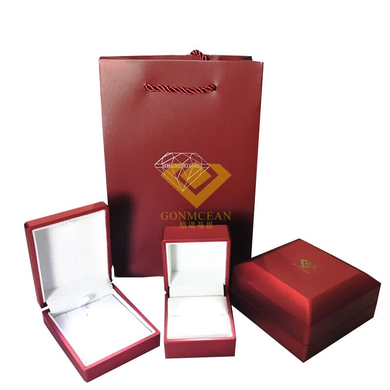 格诺曼恩 pt950铂金镶嵌进口莫桑石六爪钻石耳钉男女款18k金钻石耳饰