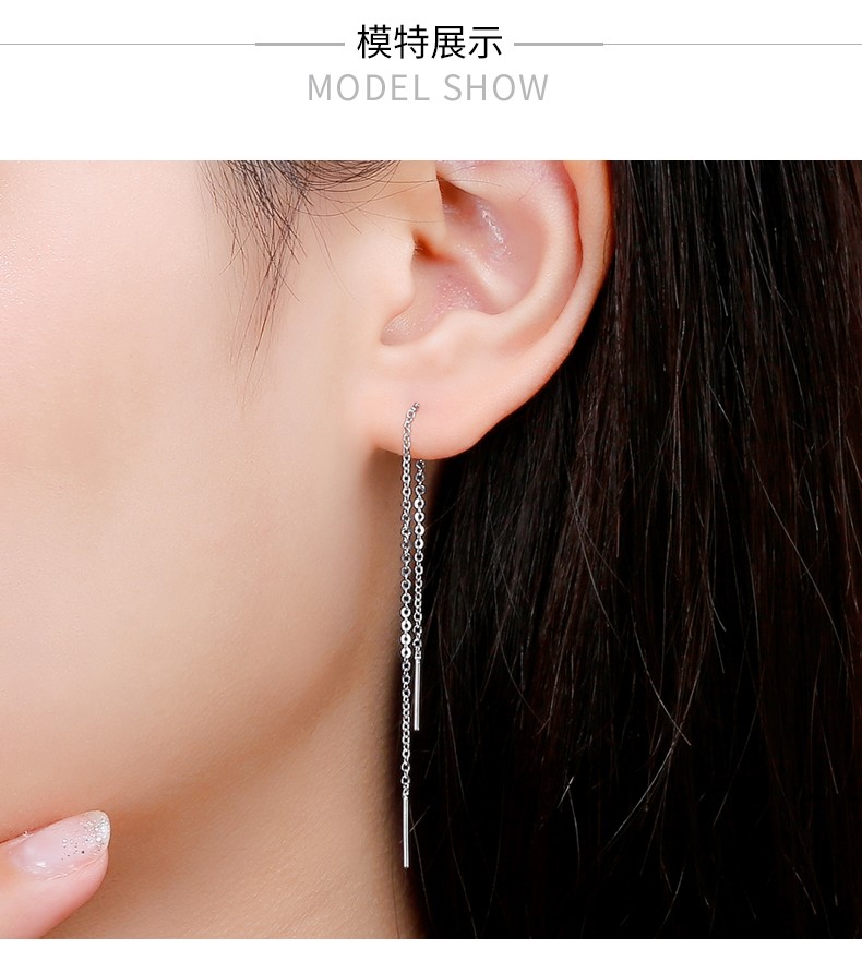 卡地金铂金耳线pt950时尚耳线白金耳线女款送女友送老婆铂金耳线一对