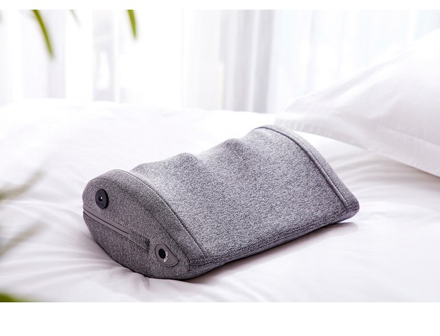 悦舍 指压按摩靠枕 按摩腰靠腰部背部指压按摩 靠垫按摩功能二合一