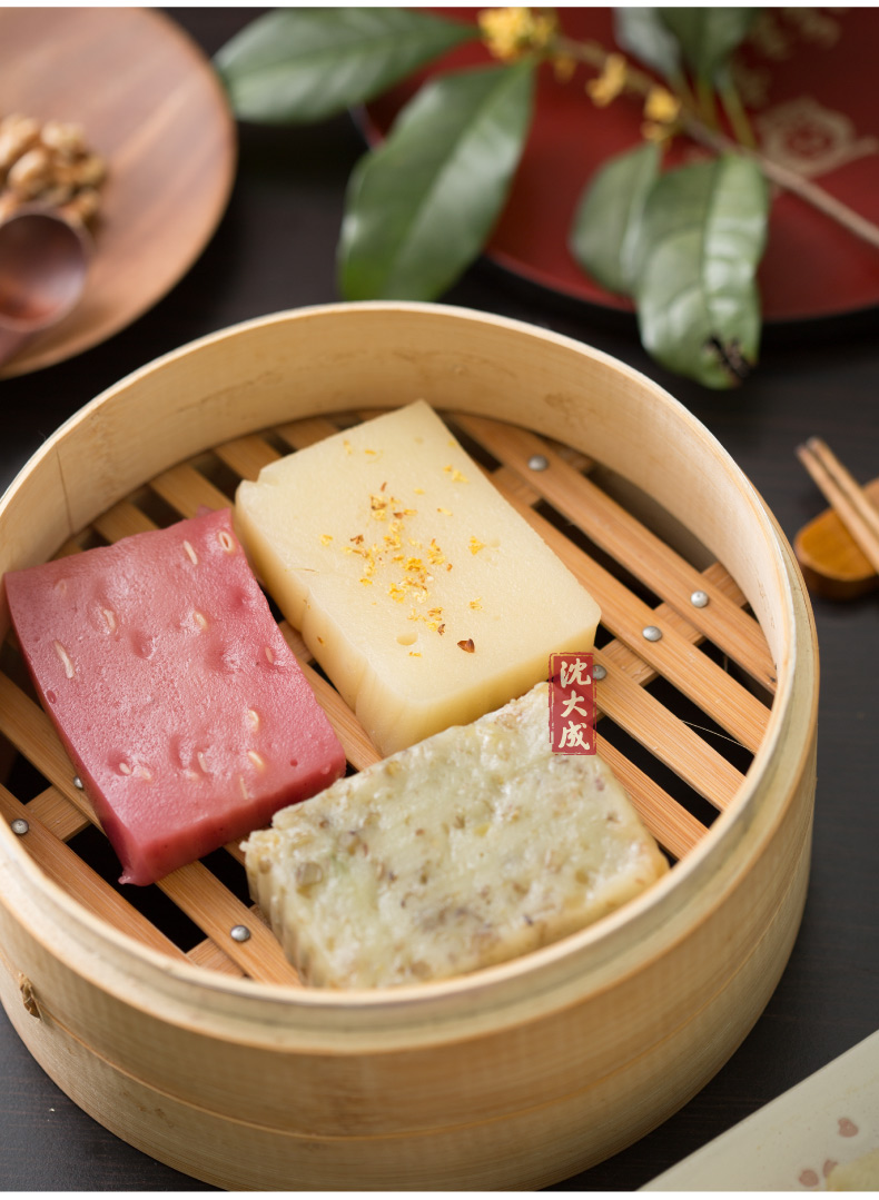 上海特产松糕 老字号 沈大成重阳糕 九九重阳寿糕 传统糕点 崇明糕