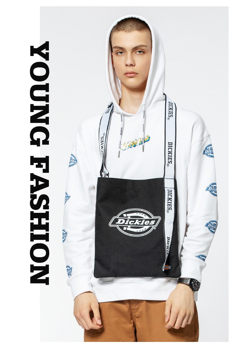 dickies潮牌2019新款男女学生斜挎包个性ins情侣休闲单肩包b045 红色