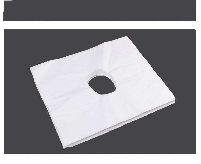 柠彩 一次性洞巾 200张 洞巾加厚 美容院 趴巾 按摩床 垫脸巾 无纺布