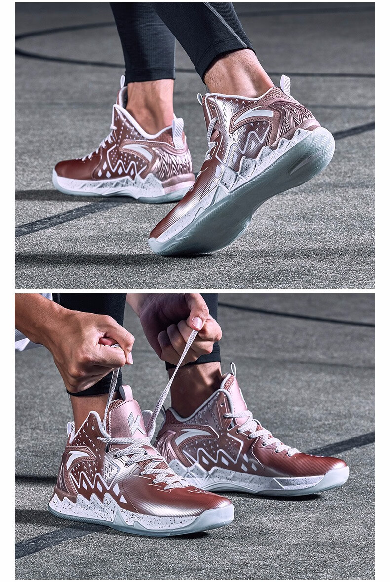 安踏篮球鞋男鞋高帮运动鞋男2020春夏新品官网汤普森kt2缓震比赛战靴