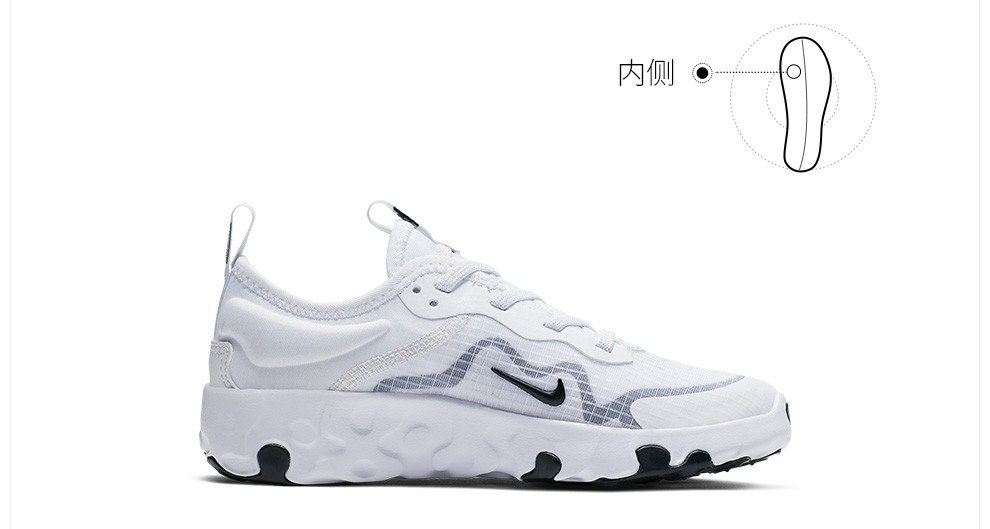 耐克nike renew lucent (ps) 幼童运动童鞋 cd6904 cd6904-102 34