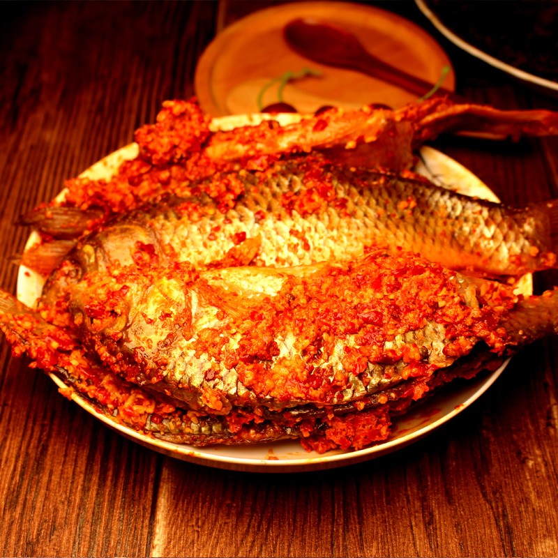 海鲜阁 贵州特产黎平稻花鱼 农家酸鱼 禾花鱼 鲤鱼腌鱼咸鱼 海鲜水产