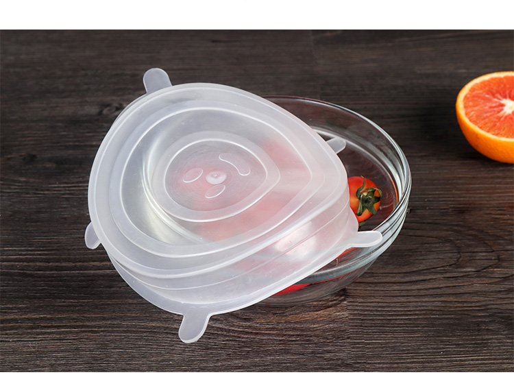 菲特美莱 硅胶保鲜碗盖子6件套保鲜盖 保鲜盒盖硅胶盖密封盖食品水果