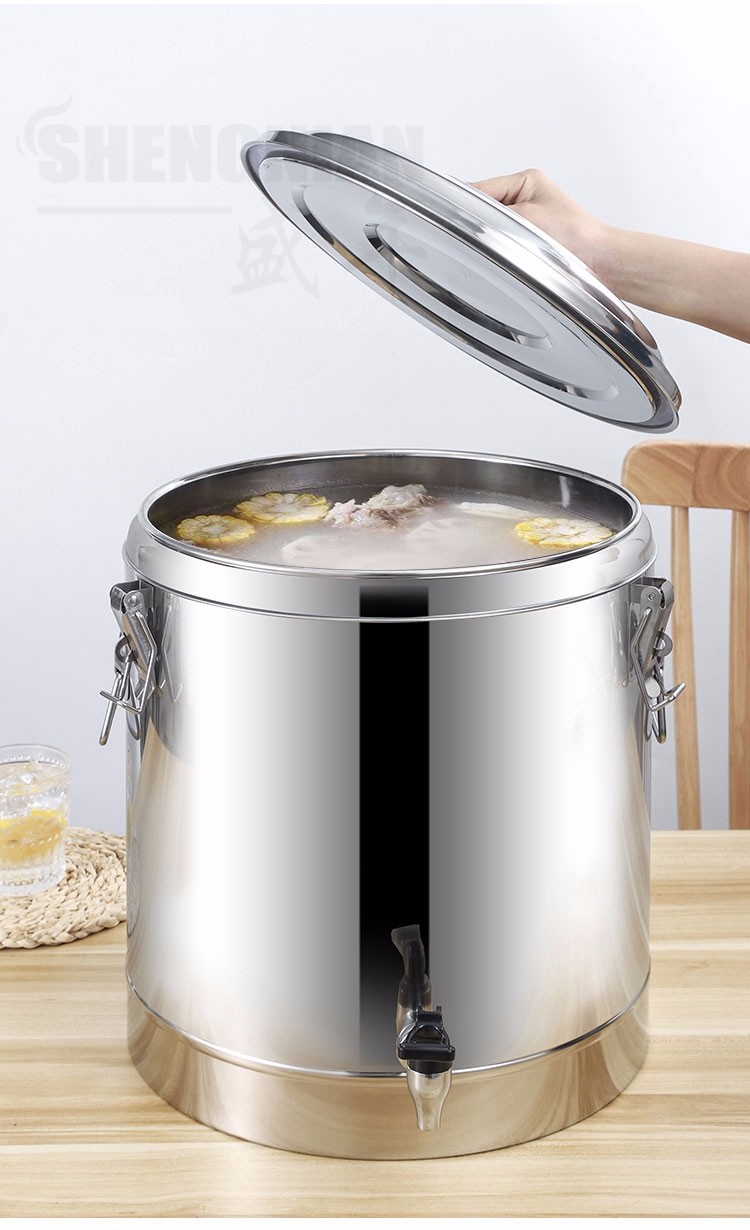 2020升级款上市不锈钢保温桶商用大容量奶茶桶米饭桶汤桶食堂开水桶