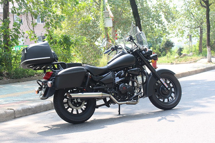 国四 风暴哈雷太子摩托车跑车200cc骑士车太子摩托车电喷全新整车巡航