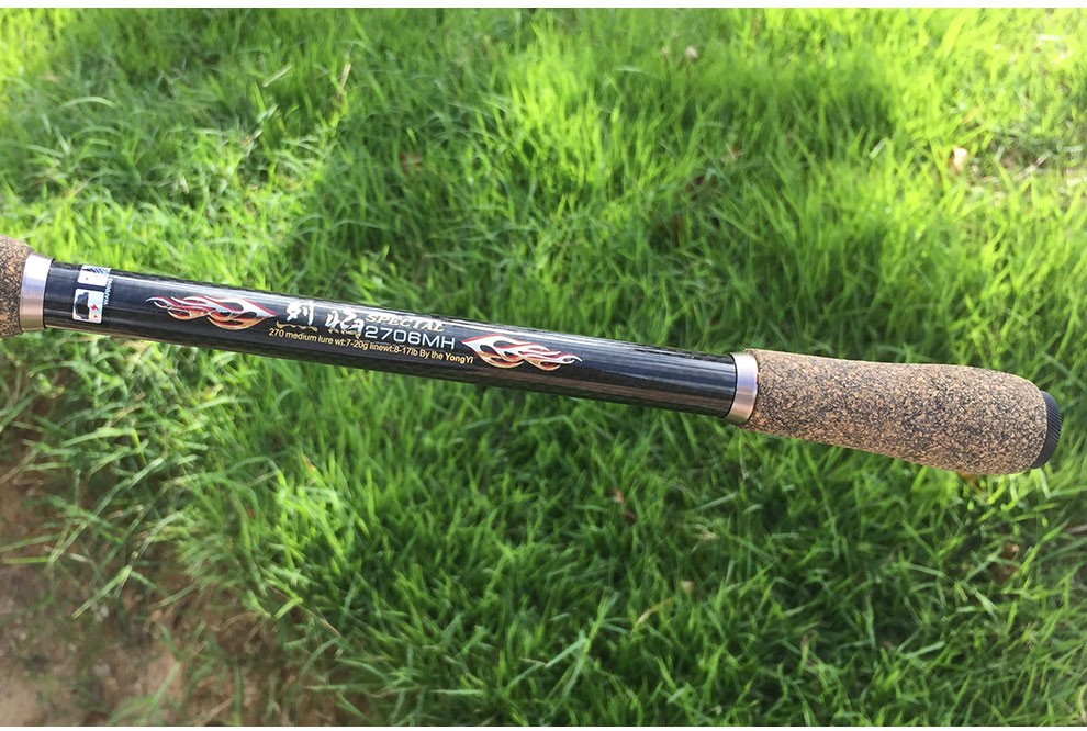 烈焰短节鱼竿伸缩路亚竿m调远投竿套装纺车轮振出渔竿碳素18米烈焰