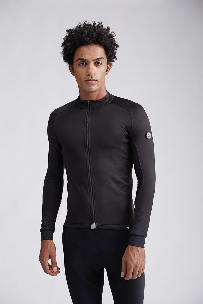 防风保暖骑行上衣 秋冬户外骑行外套 tb第二季男士抓绒长袖骑行服