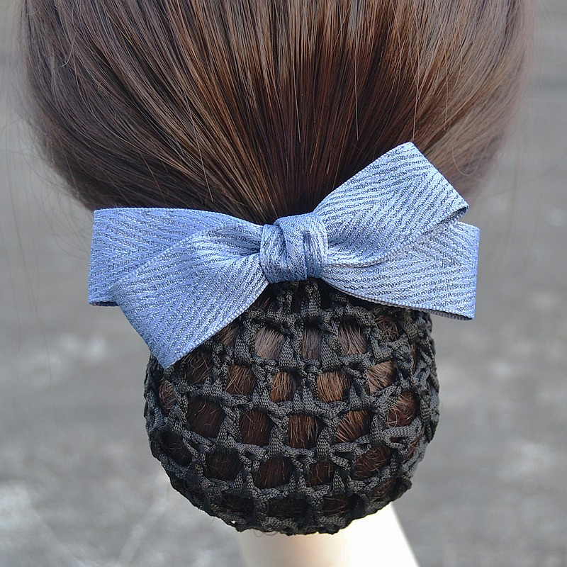 时尚密码头花发夹职业发网网兜职业头花用盘发网兜护士发网职业学生