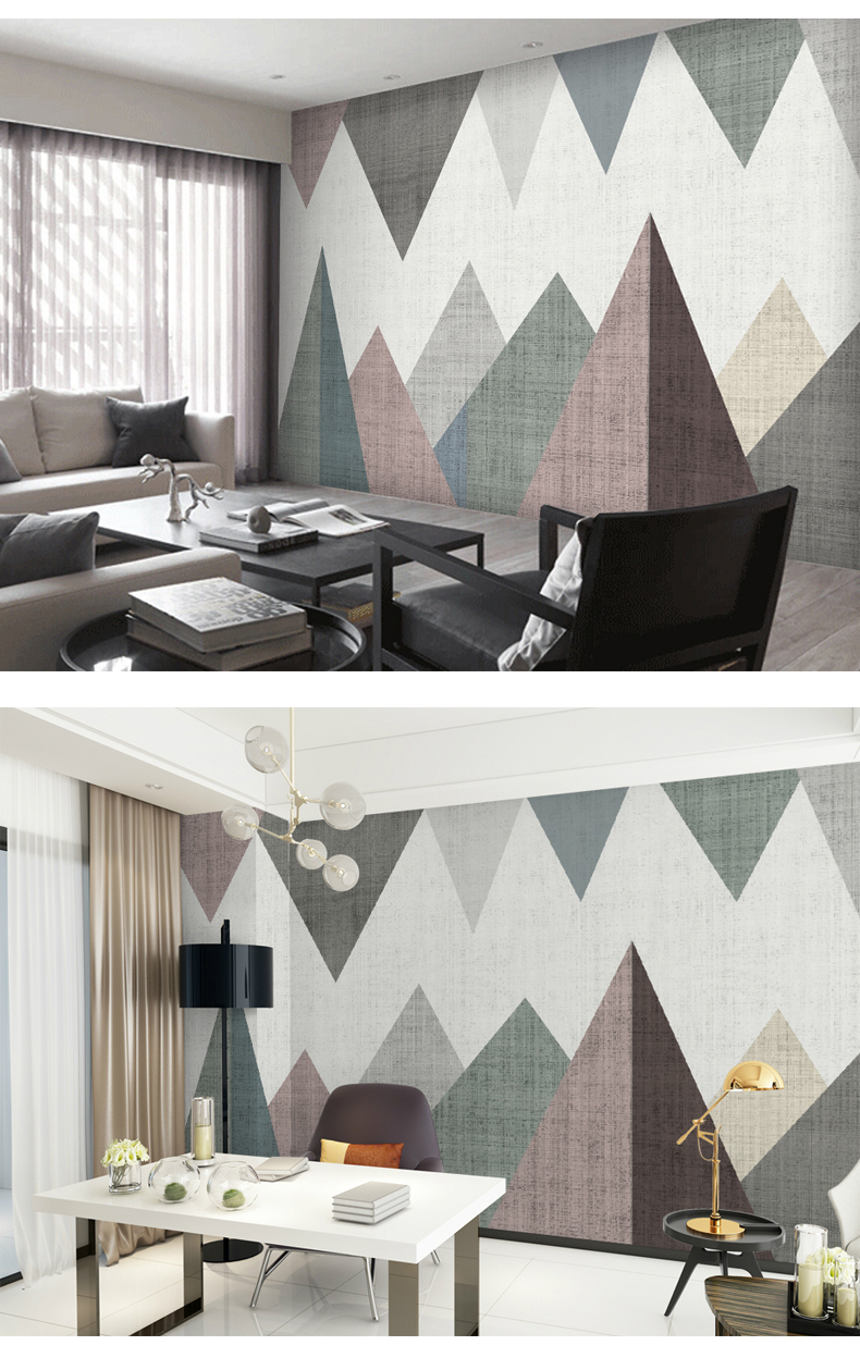 现代几何墙纸素色客厅餐厅背景墙创意无缝墙布 拼接银点凹凸纹/平方米