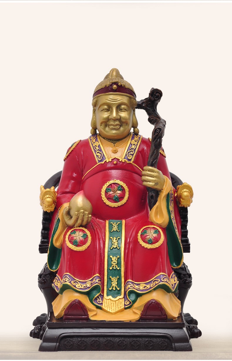 黄铜土地公土地婆神像土地爷土地公公供奉家用福德正君神客厅摆件 8.