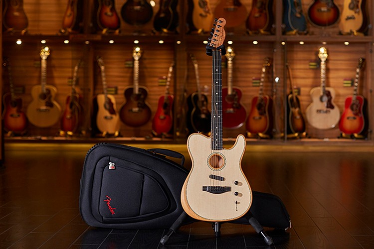 世音琴行芬达fenderacoustasonictelest电木两用民谣电吉他0972023272