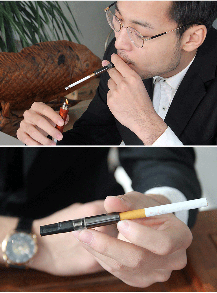 绿伞烟嘴循环型三重磁石过滤嘴可清洗过滤器粗细烟通用男