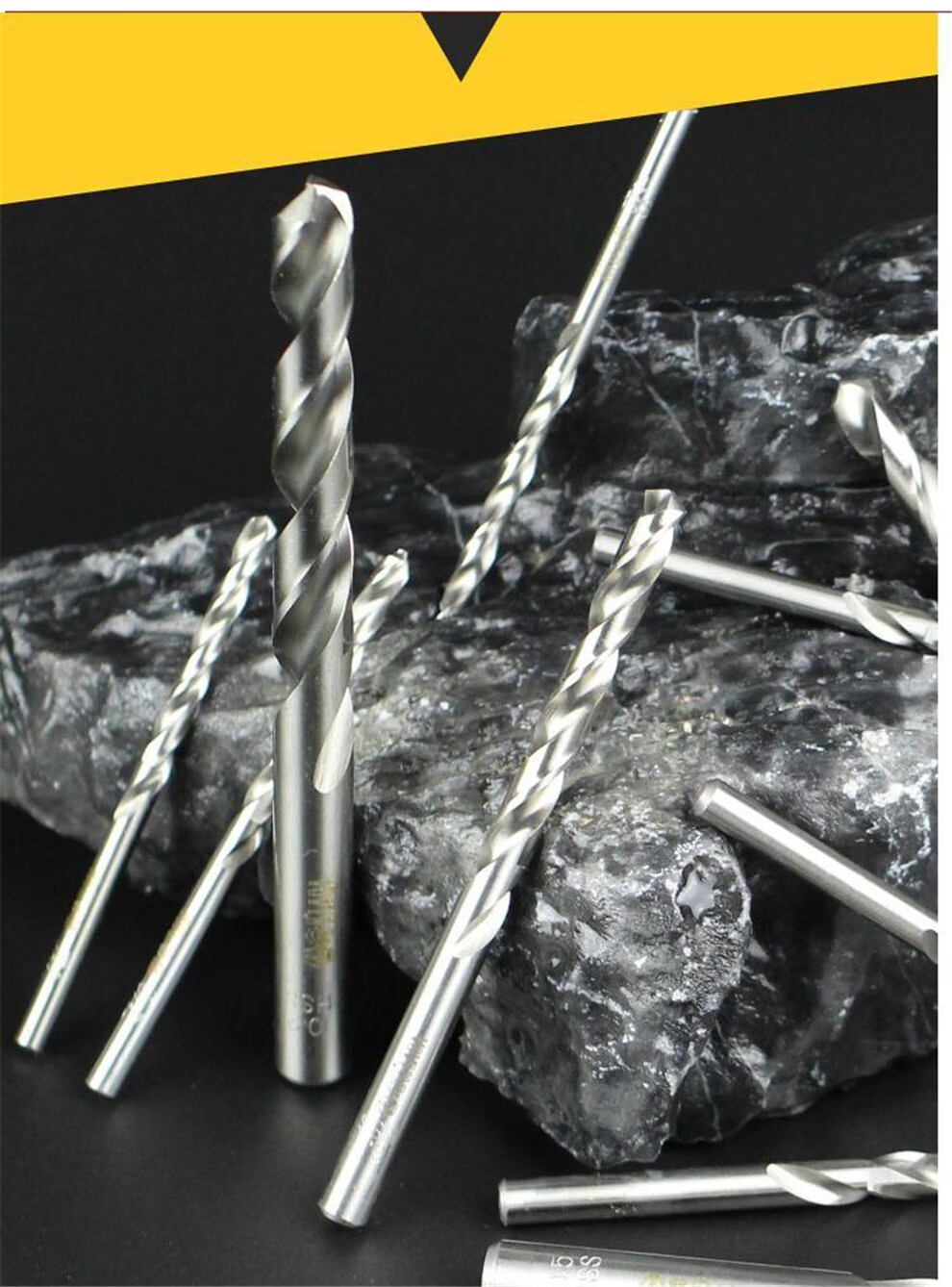 老a(laoa)麻花钻头 多功能直柄电钻钻头 磨制金属钻头组钻头盘 13件套