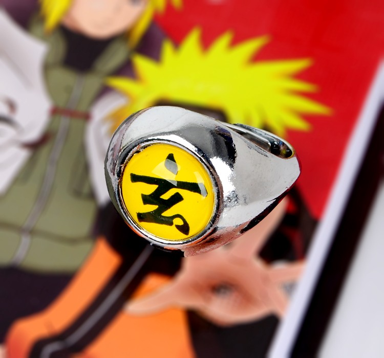 戚小米火影忍者戒指晓组织朱鼬零佩恩玉蝎白青空北南戒指指环动漫周边