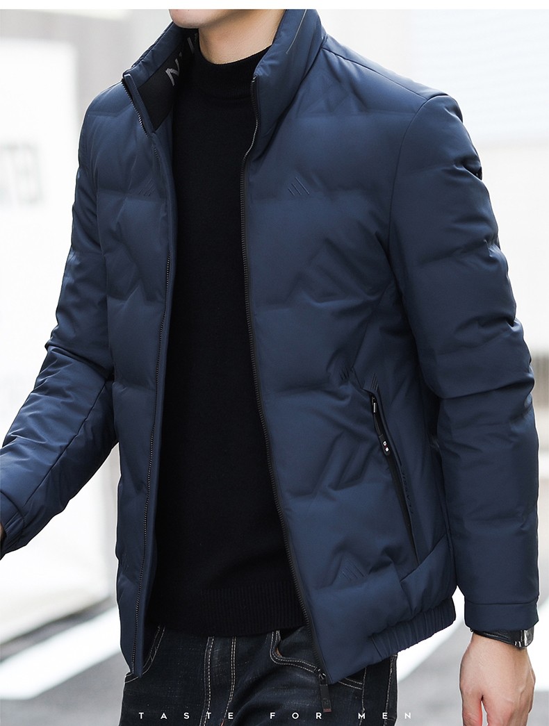 袋鼠正品羽绒服男冬季新品大气立领保暖短款外套男士休闲夹克男ygyy