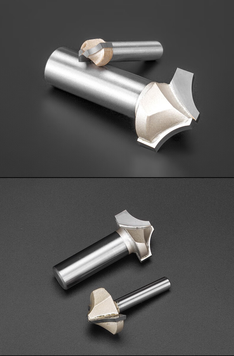 浪潮tideway木工铣刀刀具专业级开口刀圆弧刀r角刀花样刀木工锣铣刀