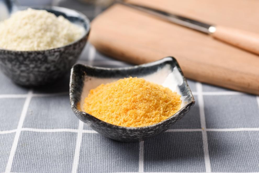 黄色猪排炸鸡粉 白黄色面包康200g 白面包糠 面包糠炸鸡排裹粉【图片