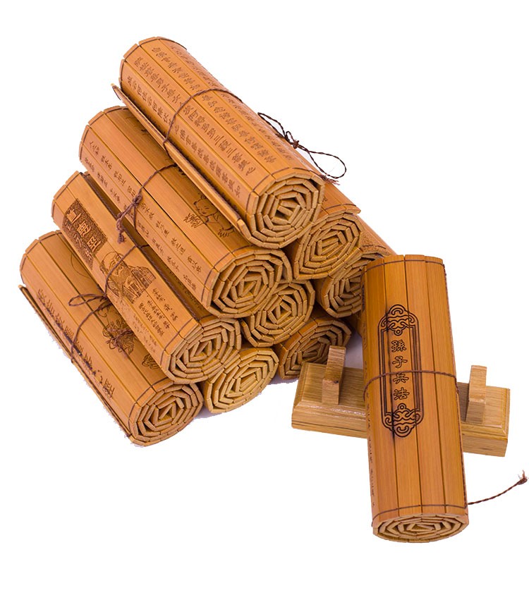 竹简书竹书雕刻工艺品定制国学文创书兰亭序书简中式复古典文化礼品送