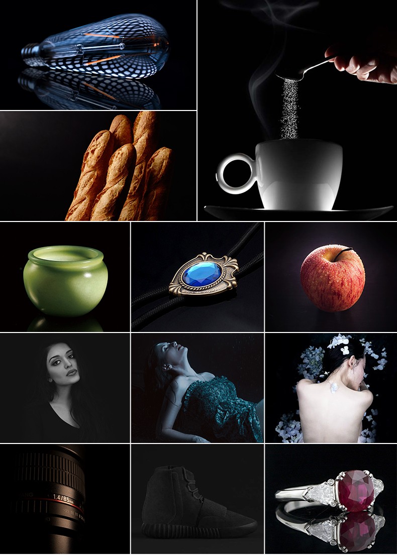 加厚长绒吸光布摄影纯色植绒证件照相背景布拍照黑色不反光人物静物