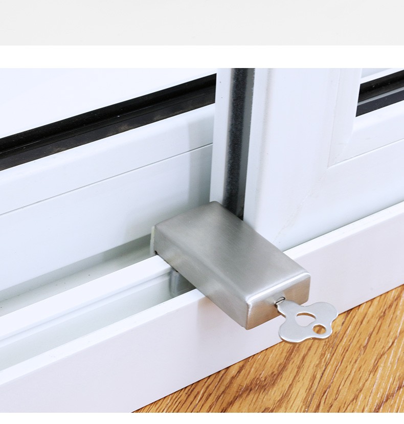 窗户移窗锁沙窗限位器儿童窗锁扣塑钢门窗防护卡扣铝合金推拉不锈钢