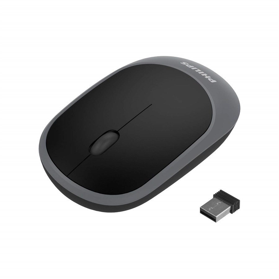 飞利浦(philips)无线办公鼠标 usb接收器 1200dpi 轻薄静音 spk7314