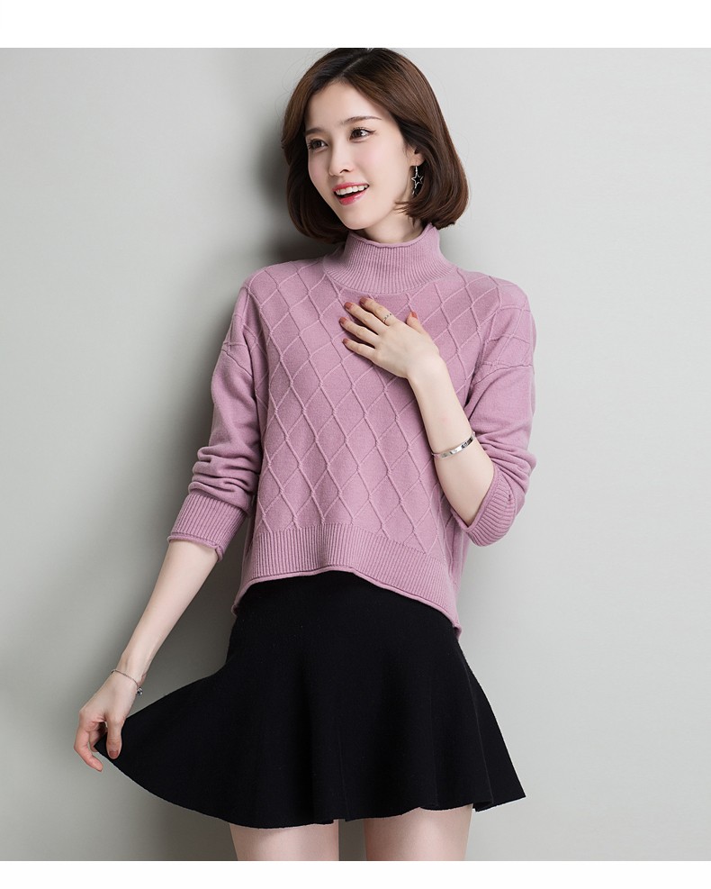 恒源祥针织衫女毛衣保暖上衣卫衣年冬季新款 白色 m