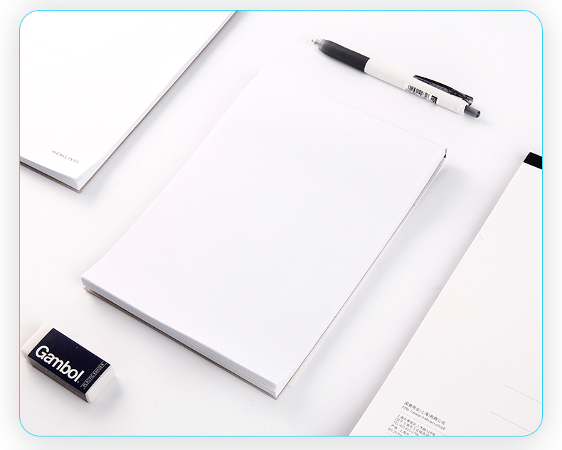 日本kokuyo国誉a4草稿纸白纸b5a5记事本上翻本空白笔记本子学生用 a4