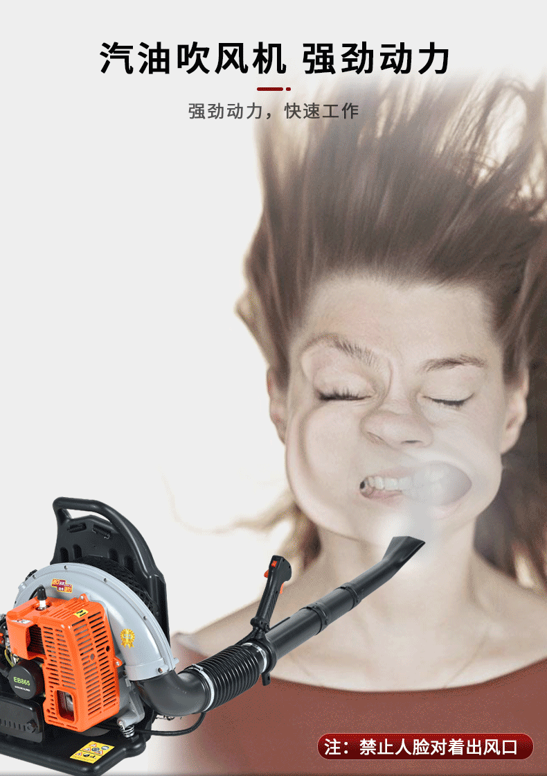 安捷顺风力灭火器吹雪机四冲程大功率背负式汽油家庭用森林消防用具