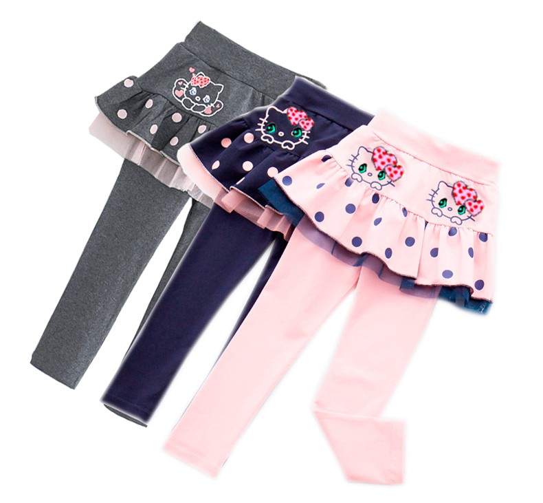 童装女童裤子秋款儿童裙裤春秋季女宝宝百搭裙裤子中小童小孩韩版洋气