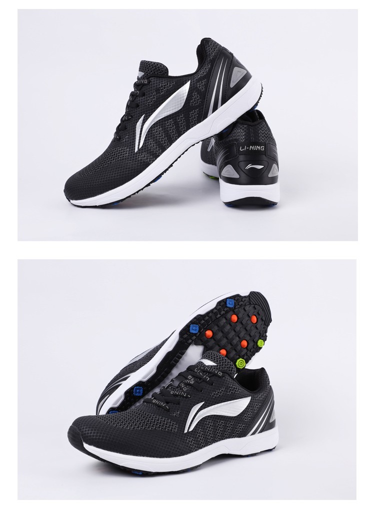 李宁(li-ning)体测鞋体育考试专用塑胶钉鞋 立定跳远鞋男女学生田径
