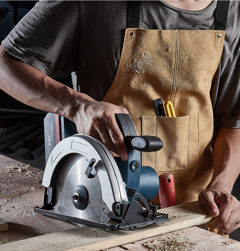 藤原36v工业级无刷充电式电圆锯家用木工切割机电锯圆盘锯锂电手提锯