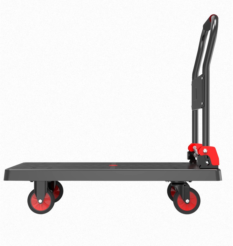 小推车拉货平板车搬运车折叠万向轮快递拖车小拉车手推车四轮定制