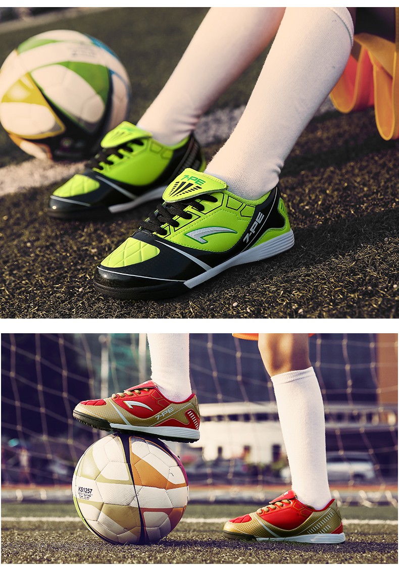 七波辉足球鞋男童运动鞋2020春季新款青少年防滑男童中大童学生训练