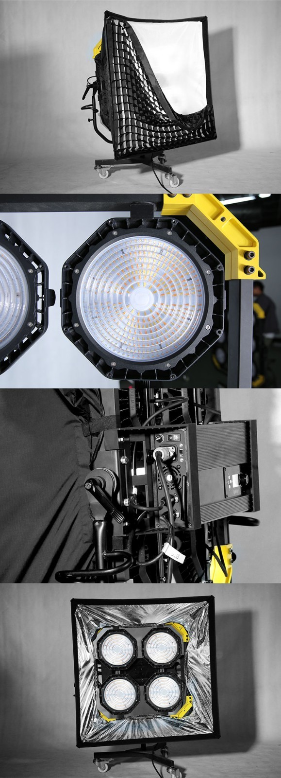 lightstar莱斯达lmat-4摄影补光灯 影棚太空灯 影视剧拍摄led矩阵灯