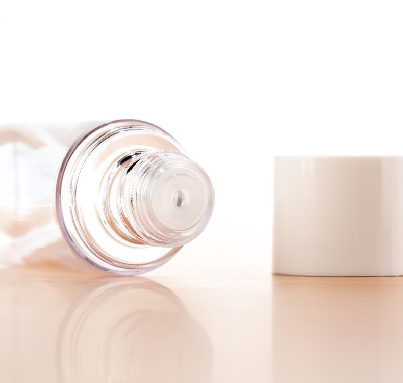 旋盖瓶爽肤水乳液小样试用装空瓶子旅行便携化妆品避光分装瓶套装白色