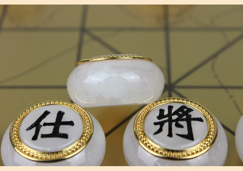 悦鸿 金玉象棋 工艺品 商务礼品 送客户领导公司开业摆件 送老师创意