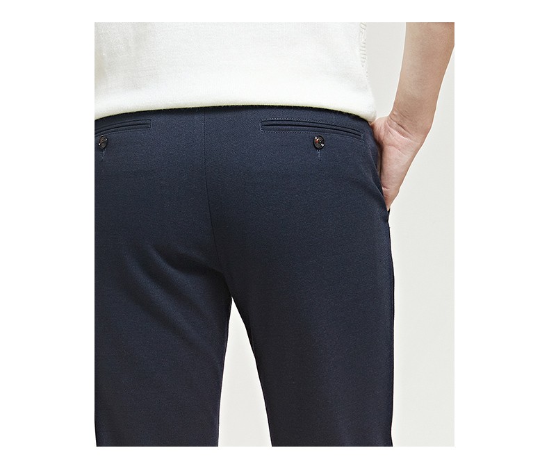 【七匹狼1d1960402691】七匹狼休闲裤 男士秋冬商务休闲长裤直筒微弹