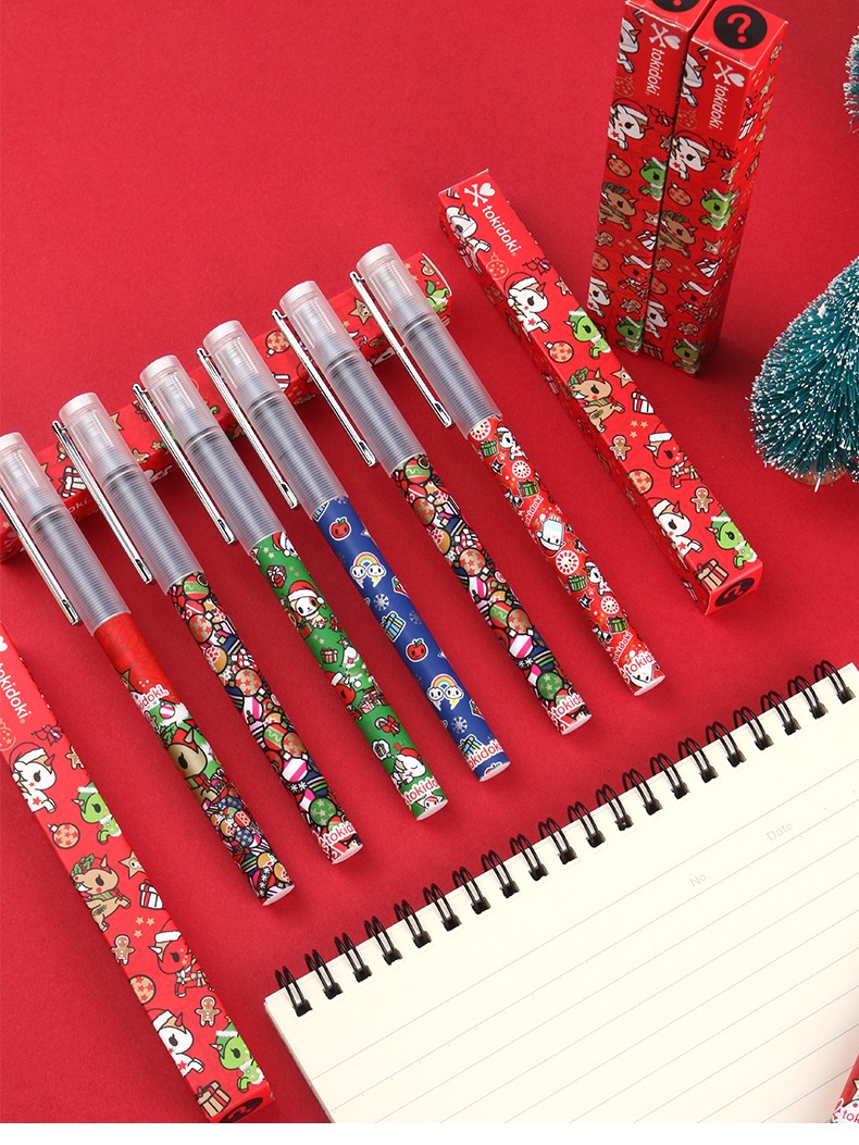 晨光tokidoki联名直液式走珠笔中性笔0.