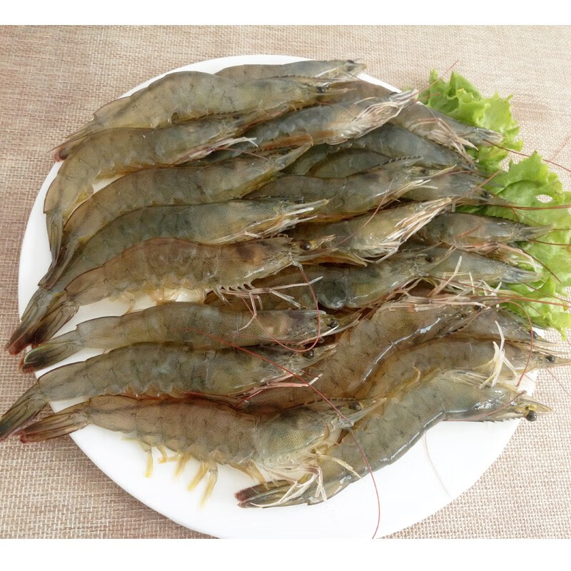 海鲜阁 青岛海捕大虾 海青虾 海虾2kg 海鲜水产【图片 价格 品牌 报价