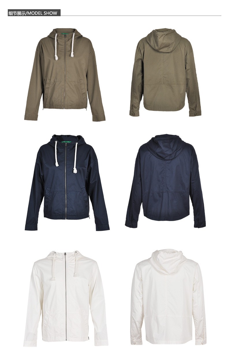 纳迪亚新款外套 男女情侣装休闲棉布夹克外套jm12757 宝蓝色 165/88a