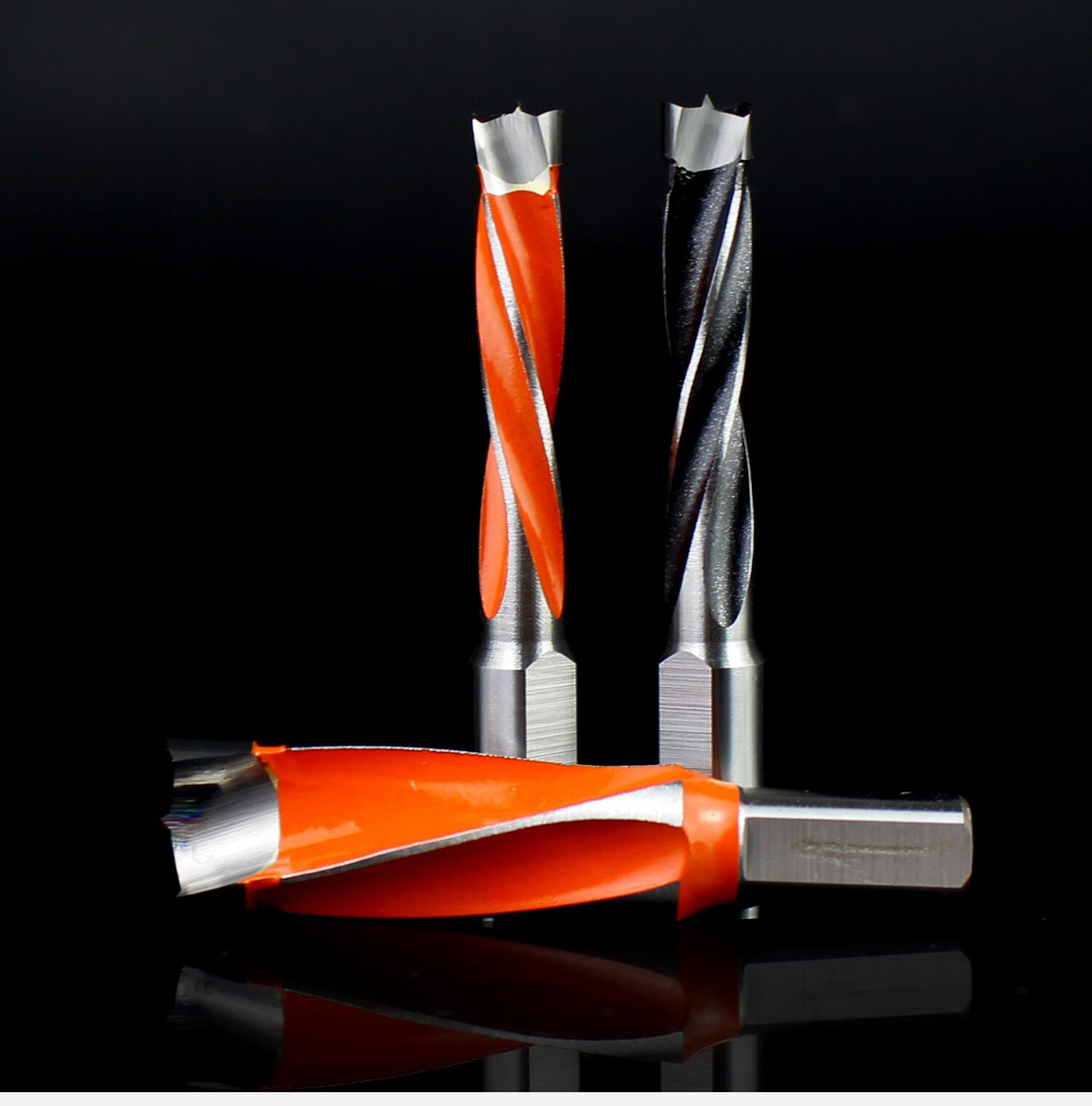 乐匠工业级皇冠钻头Ⅱ型盲孔钻头链接件木工排钻正反转打眼开孔器 皇